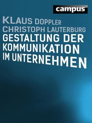 cover image of Gestaltung der Kommunikation im Unternehmen
